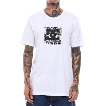 Camiseta DC Shoes Square Star Fill Marble - Masculina