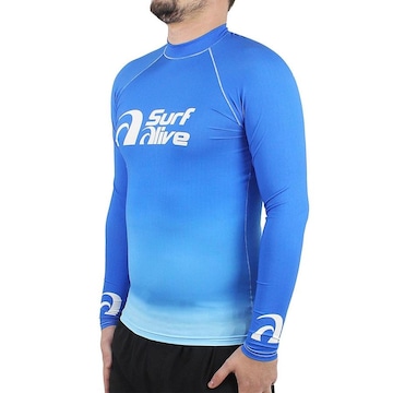 Camisa de Surf Manga Longa Classic Surf Alive UPF50+ - Masculino