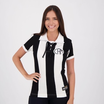 Camisa do Atlético Mineiro Retrô 1914 Cordinha - Feminina