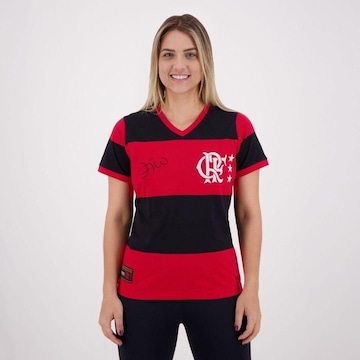 Camisa do Flamengo Zico 81 - Feminina