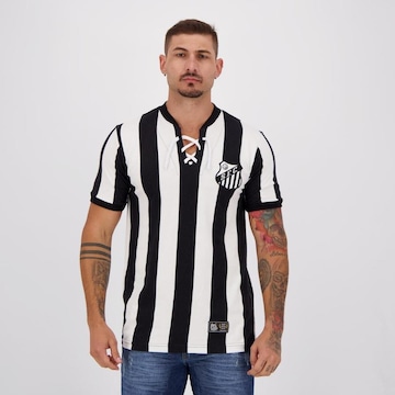 Camisa Santos Futfanatics Retrô Cordinha - Masculina