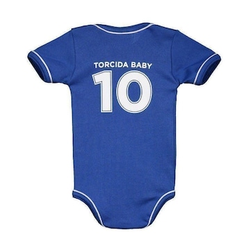 Body do Cruzeiro Torcida Baby Colorido - Infantil