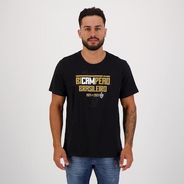 Camisa do Atlético Mineiro Bicampeão Brasileiro 2021 - Masculina