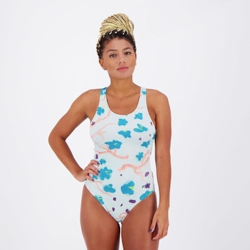 Maiô Fila Austrália Print UV - Feminino