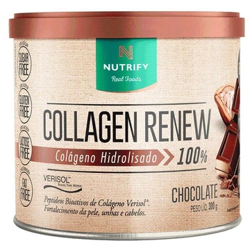 Colágeno Verisol Collagen Renew 100% Hidrolisado Nutrify - Chocolate - 300g