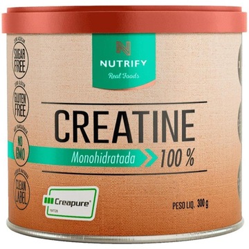 Creatina Creapure Importada Alemã 100% Monohidratada Nutrify - 300g