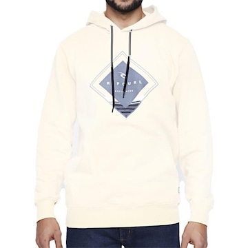 Blusão de Moletom com Capuz Rip Curl Operator Hood Plus Size - Masculino