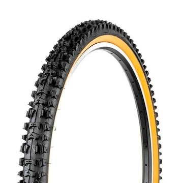 Pneu de Bike Kenda 26X1.95 K816 com Faixa Preto e Marrom