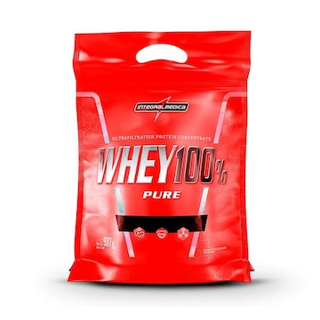 Whey 100% Integralmedica Pouch - Morango - 907g