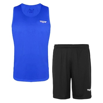 Kit Regata e Calção Topper Fut Classic - Masculino