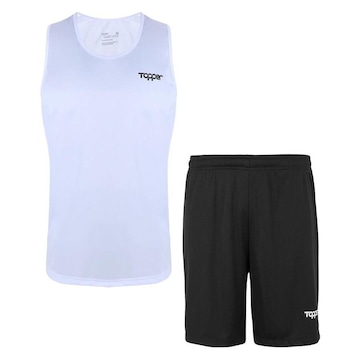 Kit Regata e Calção Topper Fut Classic - Masculino