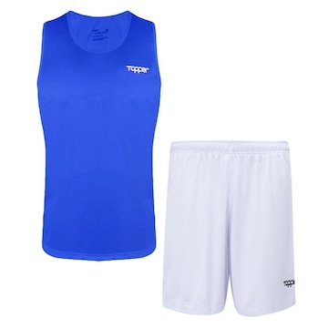 Kit Regata e Calção Topper Fut Classic - Masculino