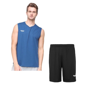 Kit Regata e Calção Topper Classic - Masculino