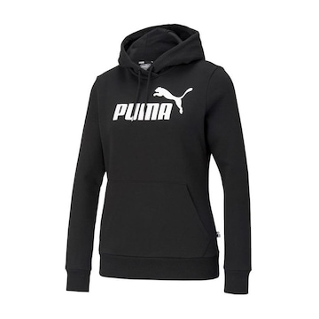 Blusão de Moletom Puma Essentials Logo Hoodie - Feminino