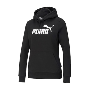 Blusão de Moletom com Capuz Puma Essentials Logo Hoodie - Feminino