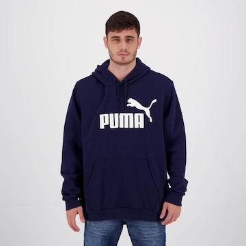 Conjunto Moletom Puma Feel Good Sweat C/ Capuz Masculino - Cinza