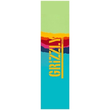 Lixa de Skate Emborrachada Grizzly Griptape Tropical