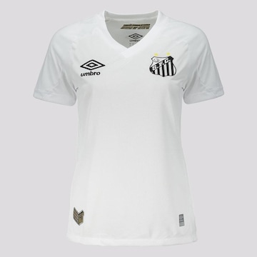 Camisa Umbro Santos I 2022 - Feminina