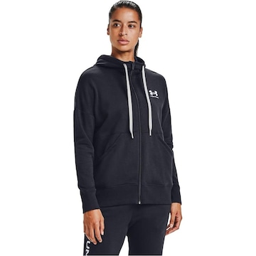 Blusão de Moletom com Capuz Under Armour Rival Fleece Full Zip Hoodie - Feminino