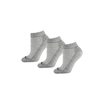 Meia Esportiva Penalty Cano Baixo Ecoknit - 3 Pares - 39/44 - Adulto