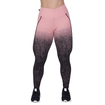 Calça Legging Orbis Fitness Empina Bumbum Degrade Poliamida - Feminina