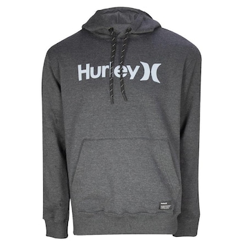 Blusa de Moletom Hurley Masculina Fechada com Capuz O&O Solid