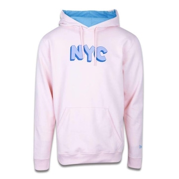 Blusão com Capuz New Era Canguru NYC Sweet Winter Cand Color - Masculino