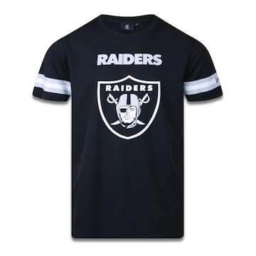 Camiseta New Era NFL Las Vegas Raiders Jersey Tech Logo - Masculina