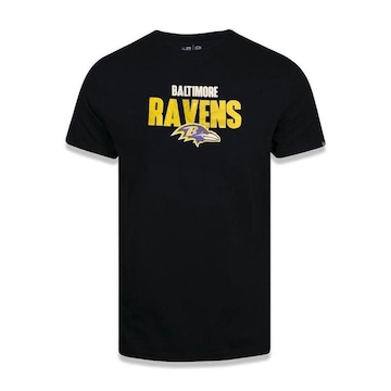 Camiseta New Era Baltimore Ravens Bold - Masculina