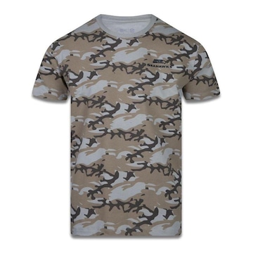 Camiseta New Era NFL Seattle Seahawks Core Full Print Camo - Masculina