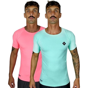 Kit de Camisetas Web Surf Shop com Proteção UV FPU50+ Diamond - Masculina