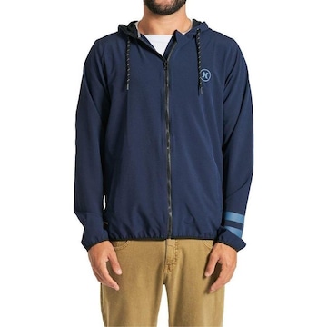 Jaqueta com Capuz Hurley Windbreaker Block Party - Masculina