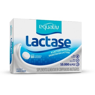 Lactase Equaliv - 30 comprimidos mastigáveis