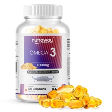 Ômega 3 1g Nutraway 120 cápsulas
