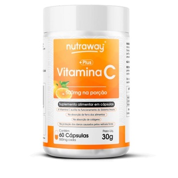 Vitamina C Nutraway - 60 cápsulas
