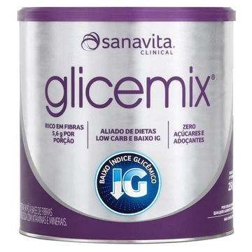 Kit Glicemix IG Controlador Glicêmico Sanavita - 250g - 5 Unidades