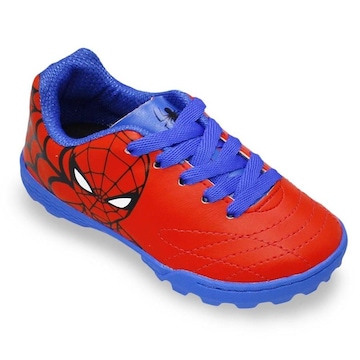 Chuteira Society Dray Marvel Homem Aranha - Infantil