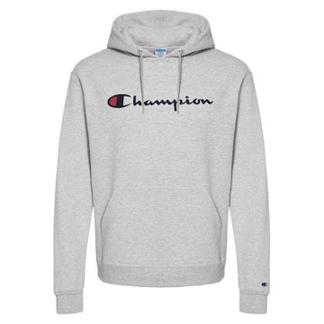 Blusão de Moletom Champion Felpado Superfleece Script Logo - Masculino