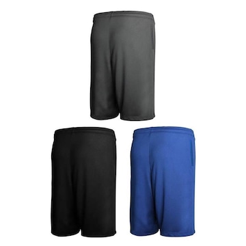 Kit de Bermudas Penalty X com 3 Unidades - Masculina