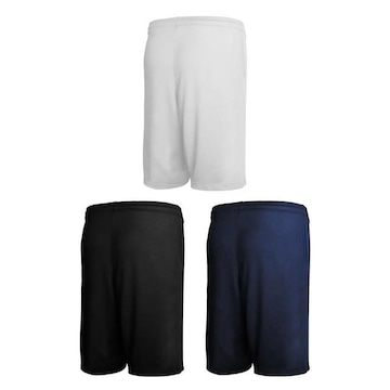 Kit de Bermudas Penalty X com 3 Unidades - Masculina