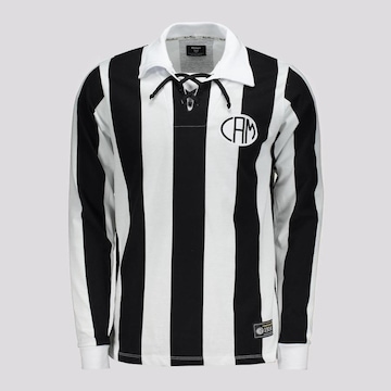 Camisa Manga Longa Futfanatics Atlético Mineiro Retrô 1914 - Masculina