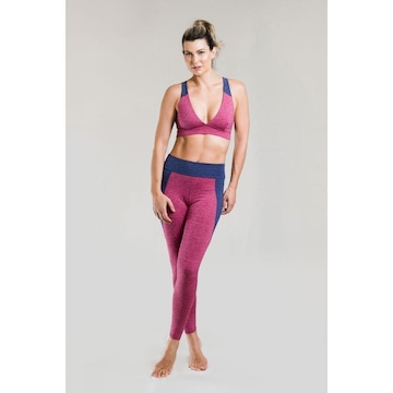 Calça Legging Suntime Bicolor - Feminina