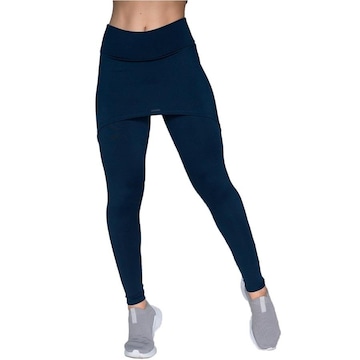 Calça Legging Vekyo Suplex com Saia Tapa Bumbum - Feminina