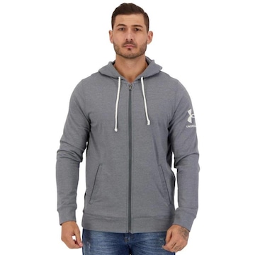 Jaqueta com Capuz Under Armour Rival Terry FZ HD - Masculina