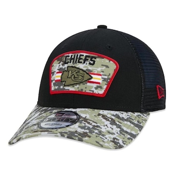 Boné Aba Curva New Era Kansas City Chiefs 940 NFL 21 Salute to Service - Snapback - Adulto