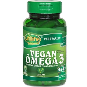 Ômega 3 Vegetal Unilife - 60 cápsulas