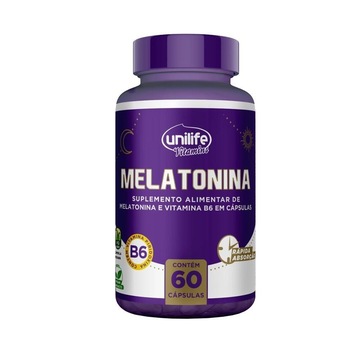 Melatonina + B6 Unilife 60 cápsulas