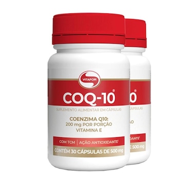Kit de Coenzima COQ-10 Vitafor - 30 cápsulas - 2 unidades