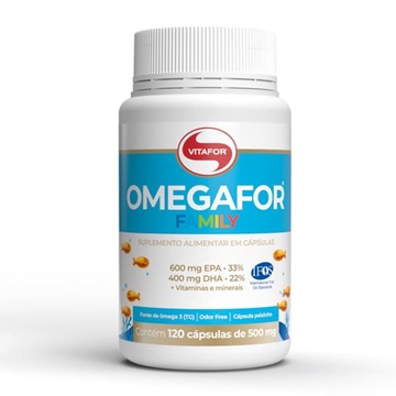 Ômegafor Family Ômega 3 Vitafor - 120 cápsulas
