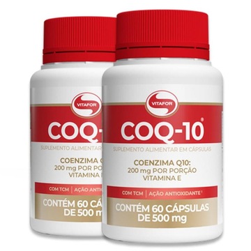 Kit de Coenzima Coq-10 Vitafor - 60 cápsulas - 2 unidades